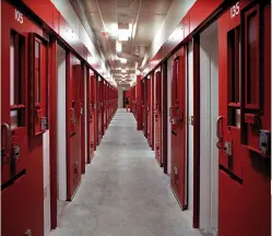 Corridor of Prison Cells