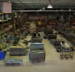 American Steel Production Plant Floor